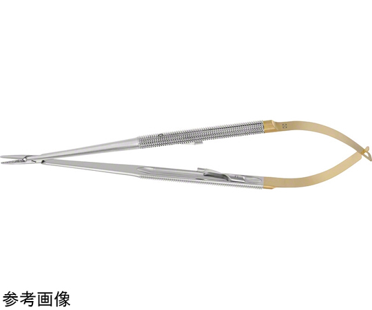 マイクロ持針器：ヤコブソン持針器 ラウンドハンドル 直 TCダスト 18.0cm