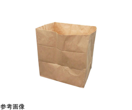65-9075-62 クラフト紙製マチ付き大型紙袋 No.1 (270×365×400) 100枚入