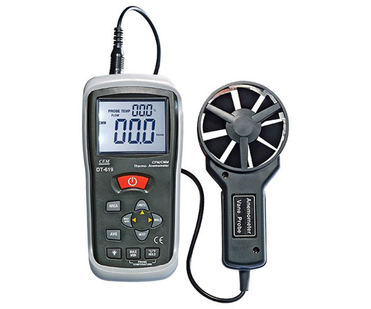 取扱を終了した商品です］温度・風速計 DT-619 65-9088-15 【AXEL