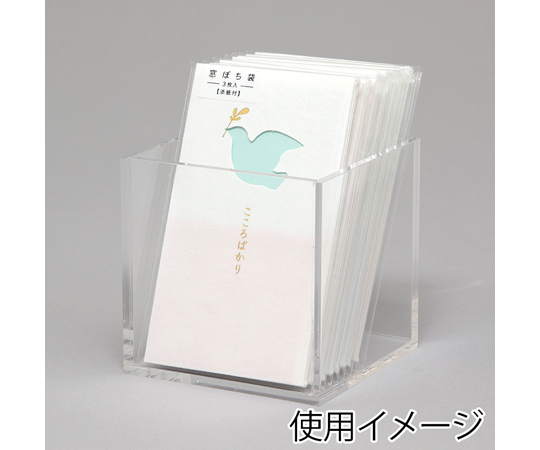 アクリルサイコロ 5面体 80角　007307905