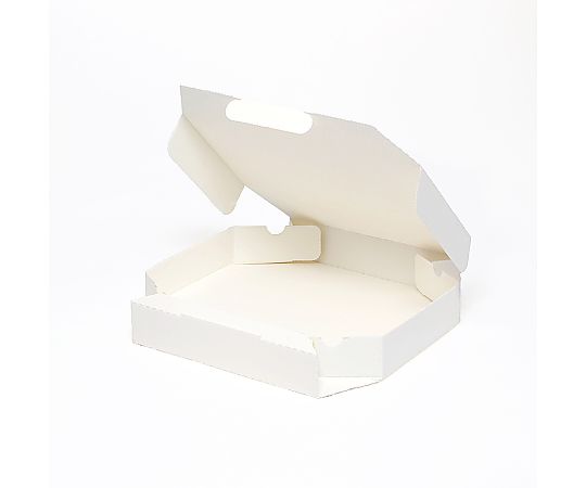 65-9109-17 ピザ箱 10インチ用 白無地 25枚入 004200541 【AXEL】 アズワン