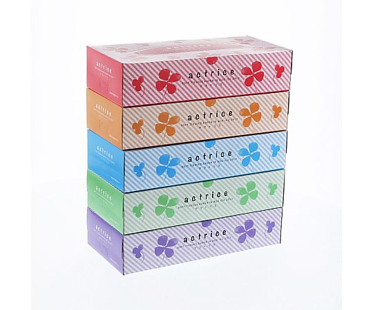 65-9128-11 ボックスティッシュ アクトリスティッシュ 150W 5個入