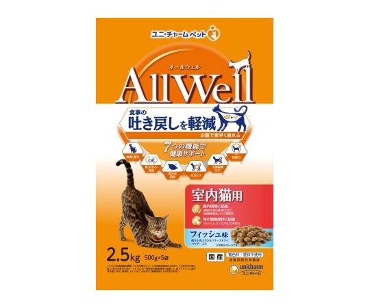 65-9129-81 ALLWeLL 15歳以上の腎臓の健康維持用 フィッシュ味 挽き小 ...
