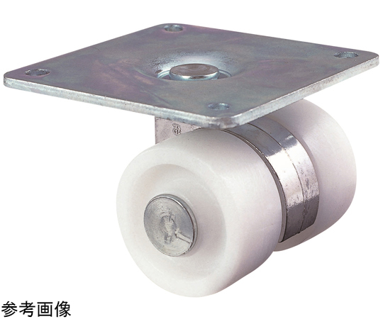 値下げ交渉OK⭐️【送料込み】プレートラック キャスター付き28mm 50mm対応 65-9140-36 双輪キャスター φ50 自在 プレート式 T50F71X71