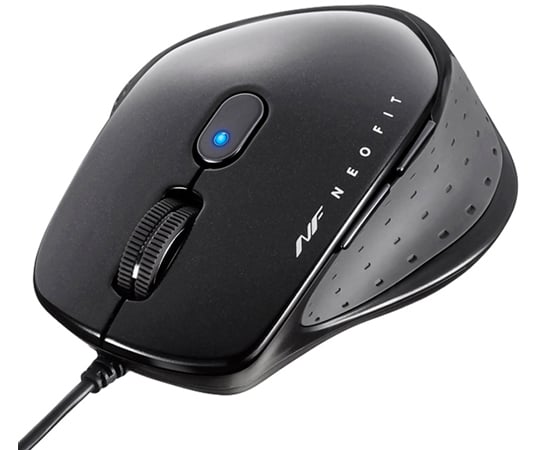 65-9225-03 有線 BlueLED 5ボタン NEOFITマウス Mサイズ
