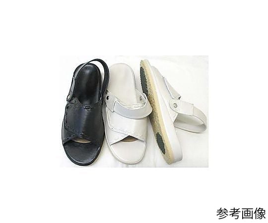 すべりにくいサンダル 安全足進 紳士用 フリー ベージュ ゴムバックバンド付