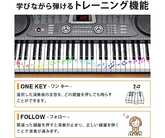 電子キーボード プレイタッチ インサイト61　SR-DP06