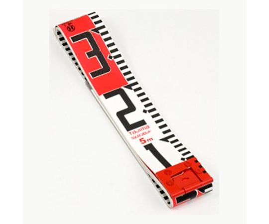 65-9273-23 60mmx 3m 測量テープ(横目盛20cm赤白） EA720MC-83 【AXEL
