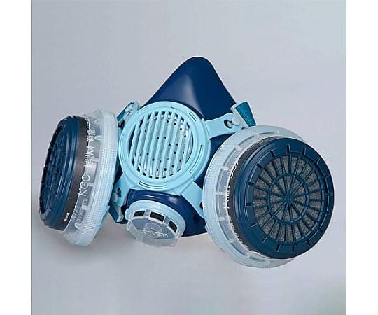 65-9283-62 直結型防毒マスク(2缶式/伝声器付) EA800MX-12 【AXEL