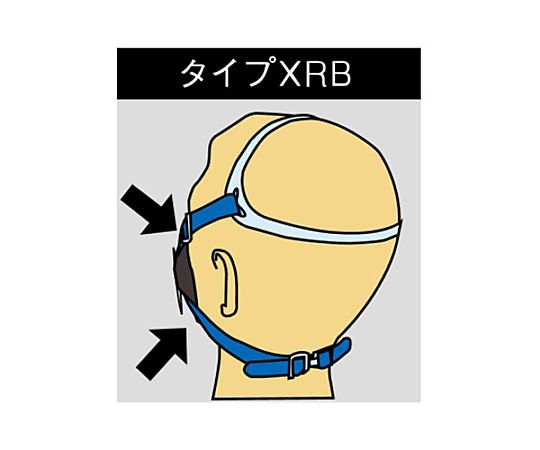 直結型防毒マスク(2缶式/伝声器付)