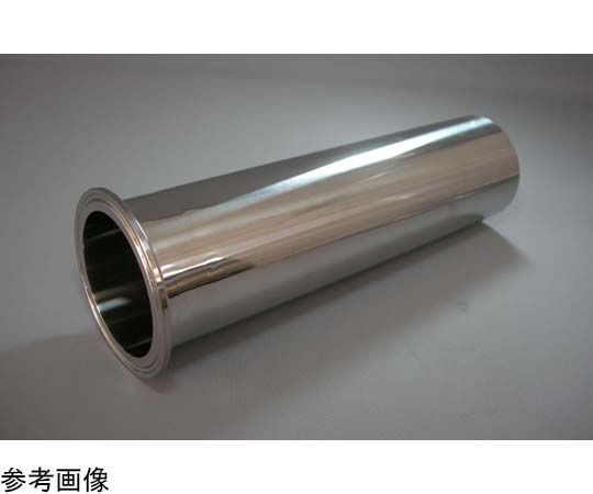 65-9383-26 316L 片ヘルールパイプ 2.5S×L1290mm 【AXEL】 アズワン