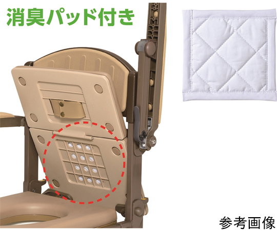 65-9404-50 ポータブルトイレ たため～るA（肘はね上げタイプ） 8080