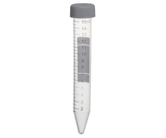 65-9406-58 滅菌遠心チューブ15mL 灰色スクリューキャップ リーケージ