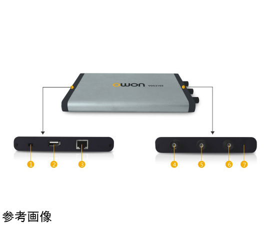65-9491-33 OWON PC接続型・オシロスコープ 25MHz 2CH絶縁