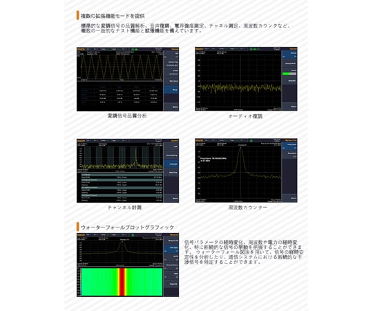 65-9491-45 OWON スペクトラム・アナライザ 1.0GHz XSA810 【AXEL