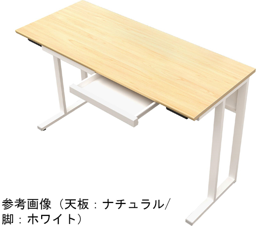 65-9536-43 コンパクトデスク800 天板：ホワイト/脚：ホワイト 【AXEL