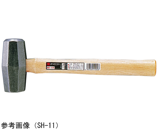 65-9570-43 石刃ハンマー 呼称：1.3 全長（mm）：300 頭寸法対辺
