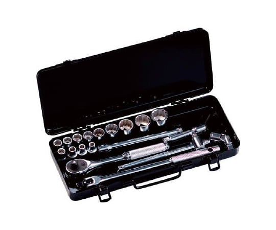 スーパー ソケットレンチセット 差込角12.7mm(1/2インチ)入リ数:26 N420S 差込角12.7mm [1⁄2\u201d] | ソケット／手工具用 | 製品案内 | 旭金属工業