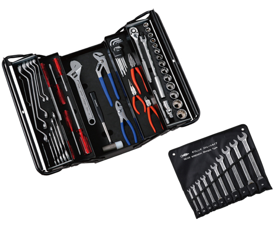 65-9595-85 プロ用両開き工具63個入セット S5000DX 【AXEL】 アズワン