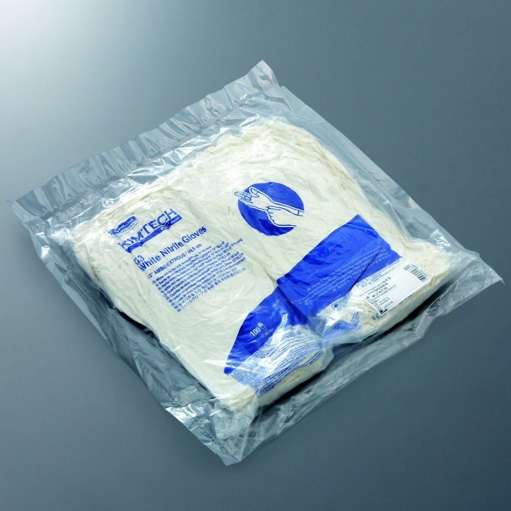 65-9619-23 キムテック G3 ホワイトニトリルグローブ M 1袋(100枚入