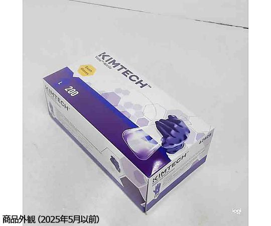 ショーコン確認用 65-9619-48 キムテック ビスタニトリルグローブ L 1箱(200枚入