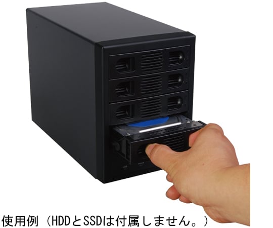 SATA3.5/2.5インチ HDD4台外付けケース　MAL-3035SBKU3