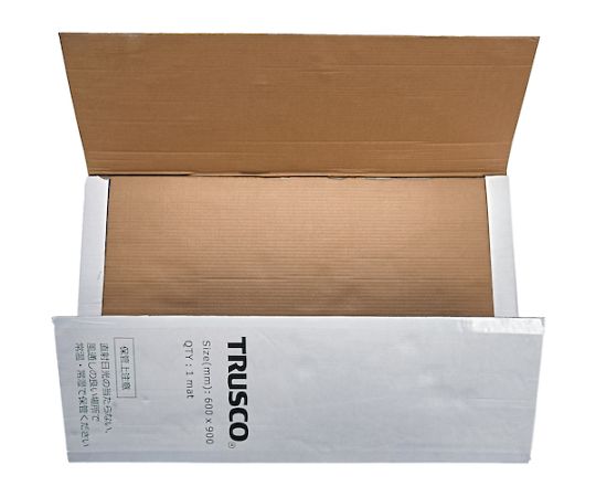 ファッションなデザイン 65-9805-60 抗菌粘着クリーンマット 600X900MM ブルー 1シート 床材