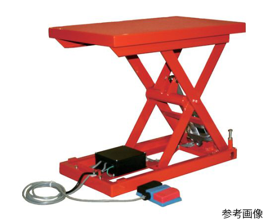 テーブルリフト 150kg 倍速タイプ 電動Bねじ式 400×720mm HDL-H1547RT