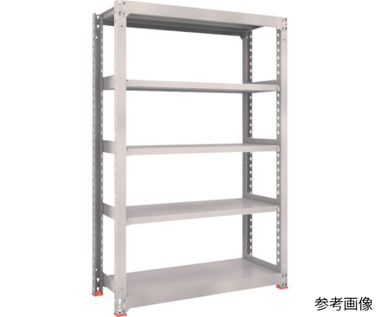 65-9811-99 M3型中量棚 1800X571XH1800 3段 単体 免震樹脂ベース付