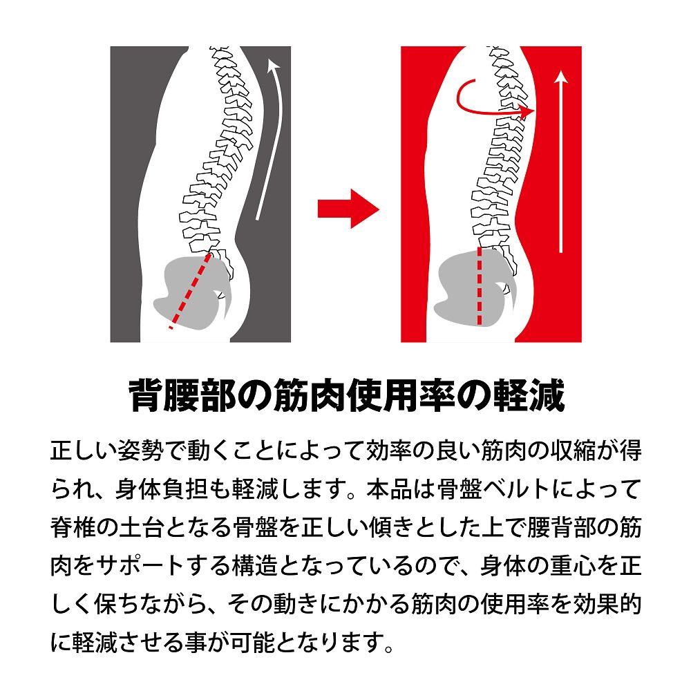 66-0006-81 ブラックサポーター 全身アシストパワースーツ L S150-1434