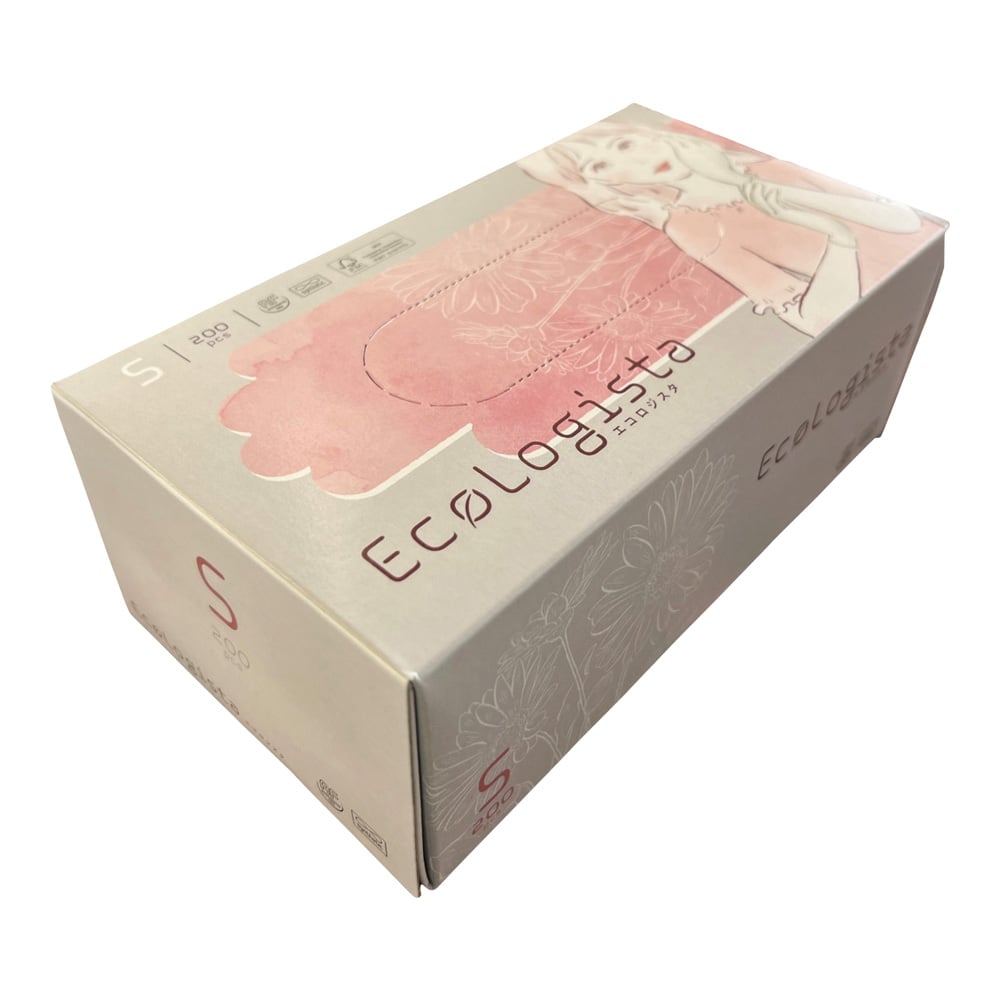 66-0010-99 ニトリル手袋 エコロジスタ（加硫促進剤フリー） S 200枚入