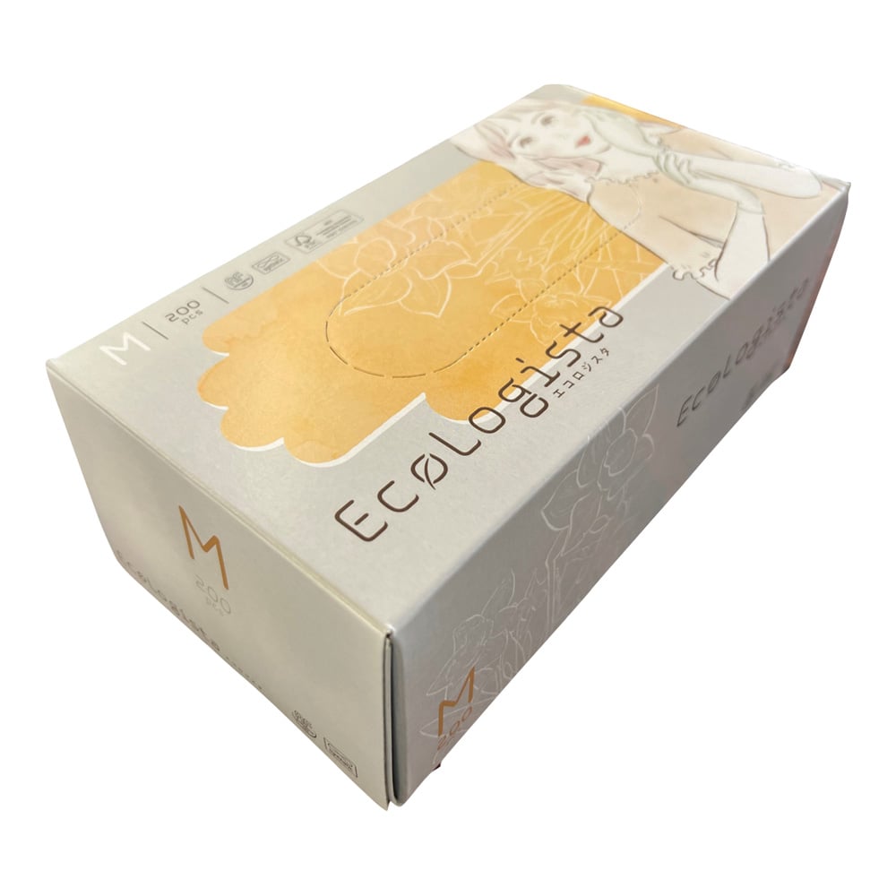 REN エコスト12個 66-0011-01 ニトリル手袋 エコロジスタ（加硫促進剤フリー） M 200枚入