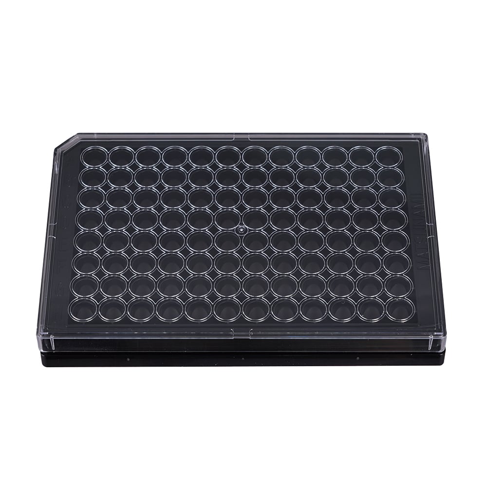 66-0024-06 96ウェルガラスボトムプレート ポリリジン 1箱（10枚入