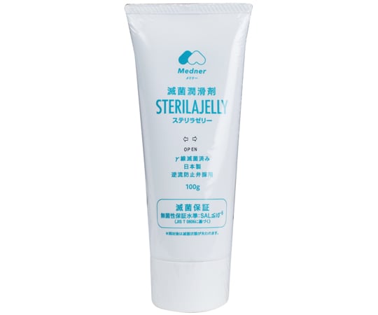 7-3303-11 メドナー滅菌潤滑剤ステリラゼリー 100包入 【AXEL】 アズワン