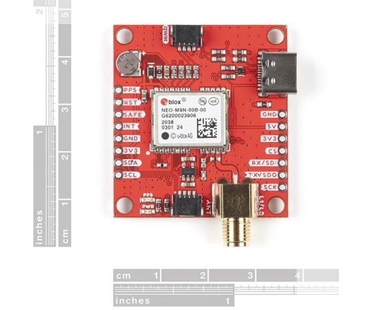 67-0423-87 SparkFun GPS Breakout - NEO-M9N, SMA （Qwiic