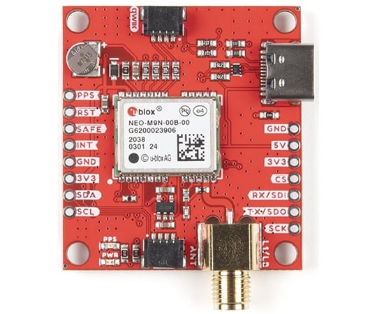 67-0423-87 SparkFun GPS Breakout - NEO-M9N, SMA （Qwiic