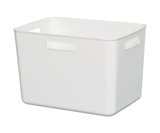 67-2230-93 1389 やわらかBOX/ワイド深型 ホワイト 364×259×245