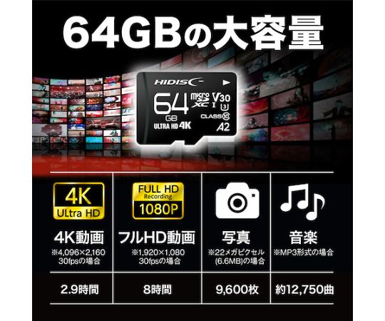 67-2251-44 超高速R170シリーズmicroSDXCカード 512GB