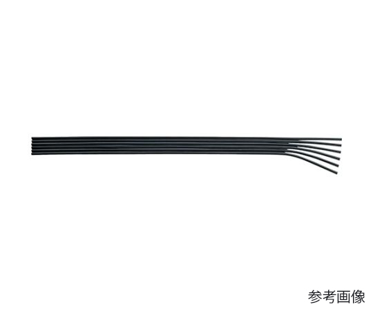 67-2254-20 フラットチューブUFF 6-6×4mm 5m 黒 UFF-06-6-5 【AXEL