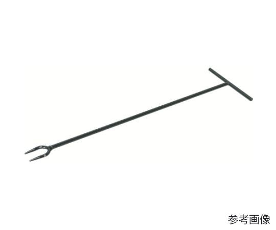 67-2262-83 配管用レンチ バルブ開栓器 U型 1000mm G-3-100