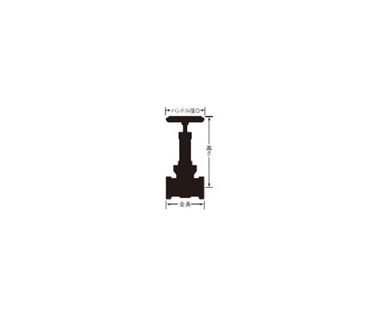 67-2265-40 給水用コアリング付きゲートバルブ 10G-CN 32A 67-2265-40 給水用コアリング付きゲートバルブ 10G-CN 32A