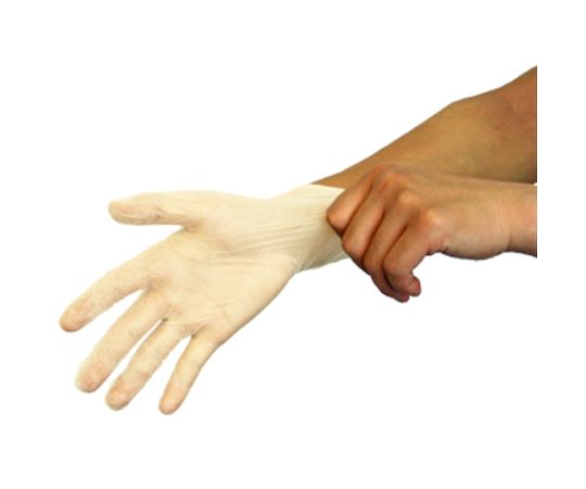 67-2307-62 天然ゴム使い捨て手袋 ナイスハンドきれいな手つかいきり