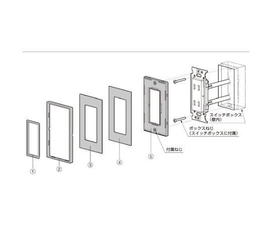 67-2308-71 （210033139）PXP-UM01-Q1-GCスイッチプレート・コンセント
