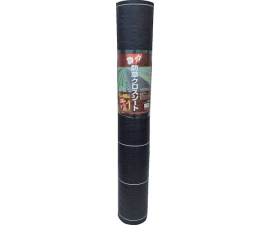 67-2374-38 強力防草クロスシート （2×100m） 黒 紙管巻