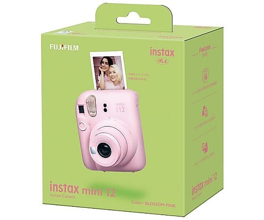チェキ37マイ。 67-2390-34 チェキ instax mini 12 ブロッサムピンク MINI 12PK