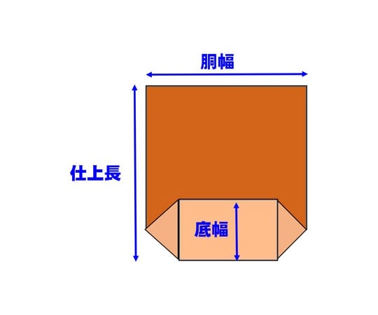 67-2395-30 クラフト紙製 米袋（精米、玄米、穀物、根菜用