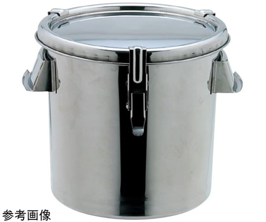 18-8 テーパー付深型密閉容器 100L クリップ数5ヶ　TH-450D