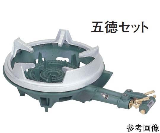 格安日本製新品　タチバナ　二重羽根付コンロセット(穴明タイプ)　TS-515 コンロ