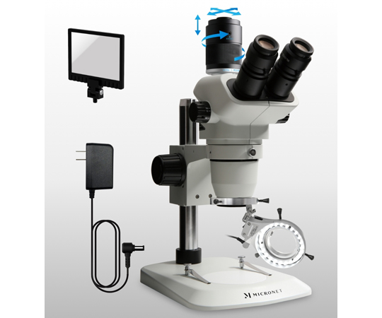 【同時三視野】ズーム式実体顕微鏡 伸太T YS05Tシリーズ マイクロ