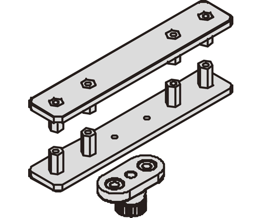 Schema/ジョイント ストレートアジャスターセット BK　5-210-1500